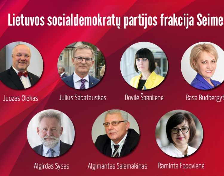 Lietuvos socialdemokratų partijos frakcija pasiskelbė opozicine